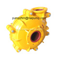 Horizontal slurry pump with rubber liners